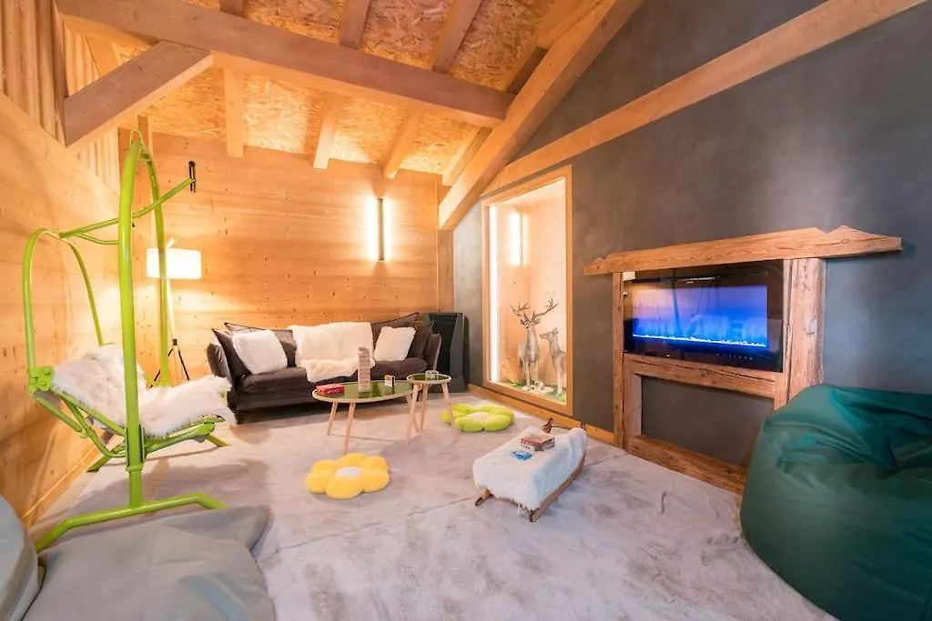 Chalet Familial Le Whymper 5 Etoiles Spa Sauna Chatel