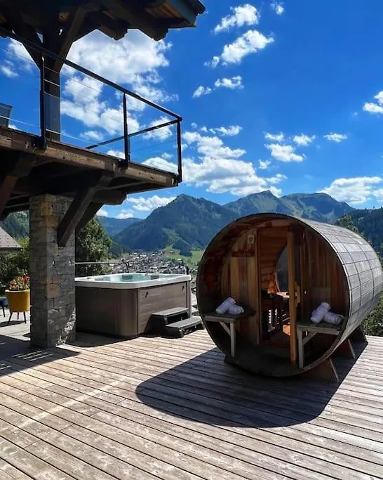 Chalet Familial Le Whymper 5 Etoiles Spa Sauna Chatel